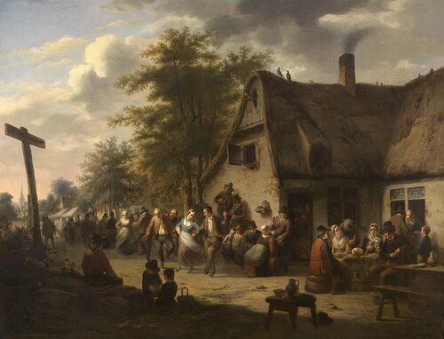 Flemish Kermis, 1849, Charles Venneman