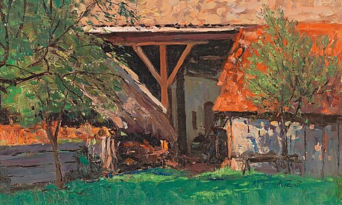 Barn in Stainz, 1927, Alfred Zoff