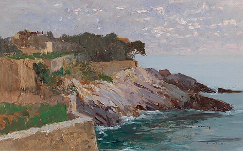 Coast Golfo Paradiso, 1896, Alfred Zoff