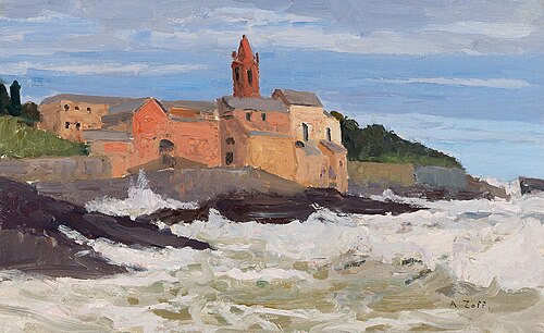 San Giuliano in Genoa, 1887, Alfred Zoff