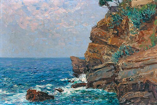 On the Sestri Levante coast, 1927, Alfred Zoff
