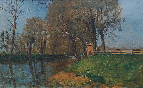 Am Weiher, 1927, Alfred Zoff