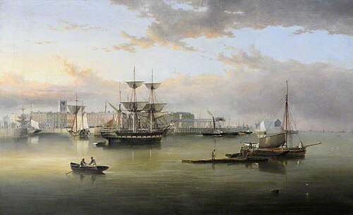 Calm on the Humber, 1868, Henry Redmore