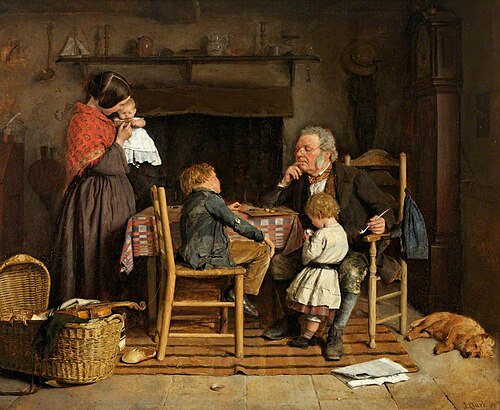 The Draughts Players, , Joseph Clark