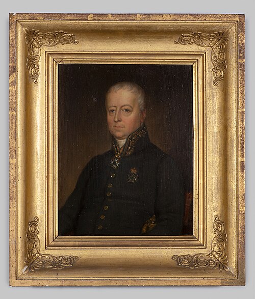 Portret van Willem Hendrik Alexander Carel baron van Heeckeren, 1835, Jan Baptist van der Hulst