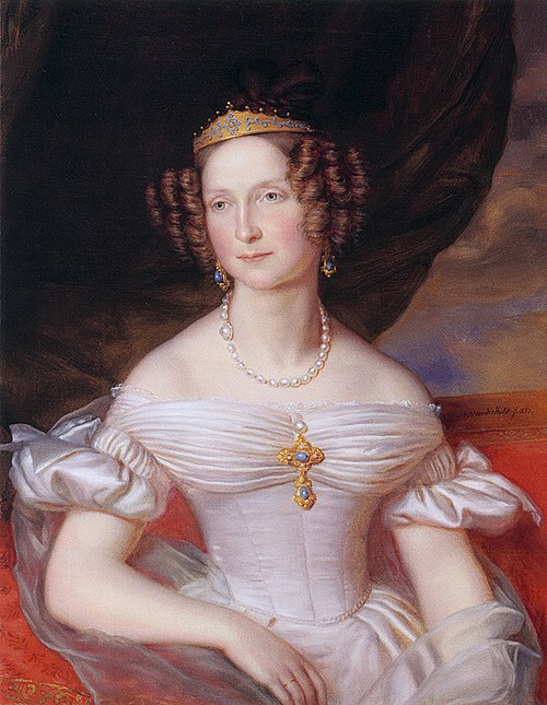 Anna Pavlovna of Russia - Queen of the Netherlands, 1837, Jan Baptist van der Hulst