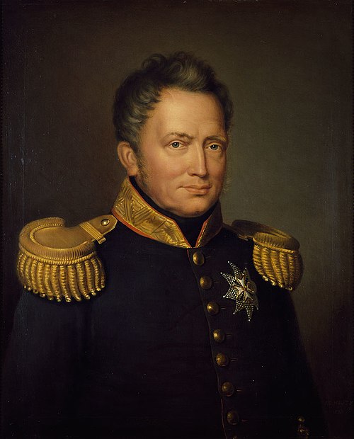 Portrait of Willem I (1772-1843). King of the Nederlands, 1833, Jan Baptist van der Hulst