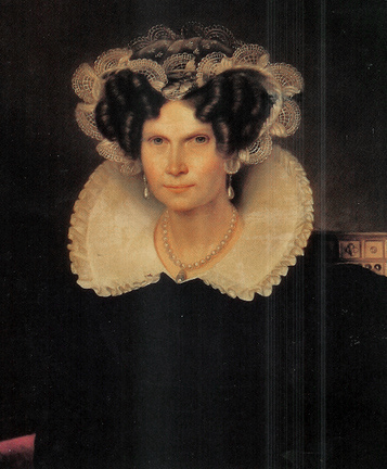 Portrait of Queen Wilhelmina, princess of Prussia (1774-1837), 1833, Jan Baptist van der Hulst