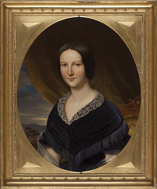 Adolphine Wilhelmina Anna van der Wijck (1819-1849). Echtgenote van Leopold, Graaf van Limburg Stiru, 1846, Jan Baptist van der Hulst