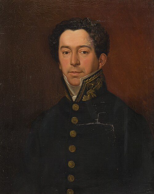 Portrait of Etienne Charles Francois van Schuylenburch (1799-1844), 1834, Jan Baptist van der Hulst