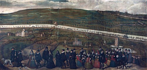 The Pilgrimage of the Archdukes Albert and Isabella to Laeken in 1601, 1601, Hans van der Beken