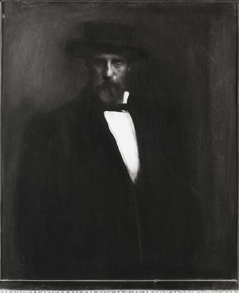 Selbstbildnis, 1894, Leo Samberger
