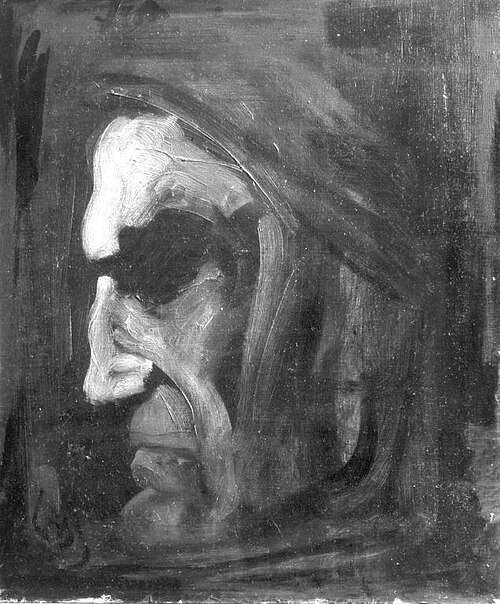 Studienkopf, 1920, Leo Samberger
