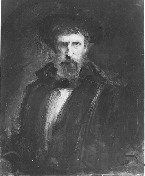 Selbstbildnis, 1899, Leo Samberger