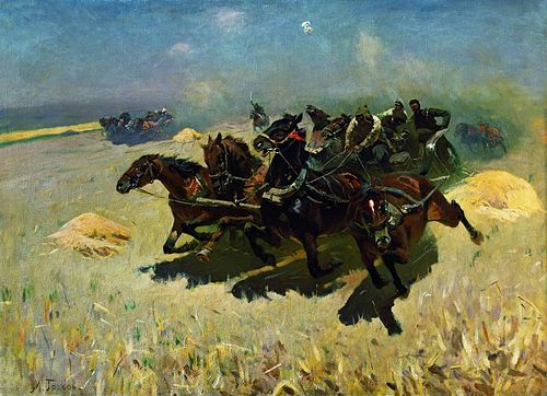 Tatchanka, 1925, Mitrofan Grekov