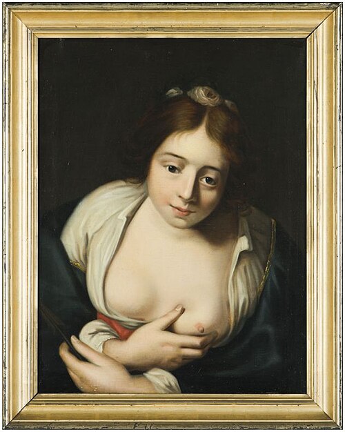 Portret van een jonge vrouw, 1830, Cornelis Wester