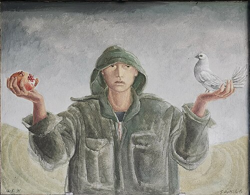 Il soldato che non vuole la guerra, 1991, Gioxe De Micheli