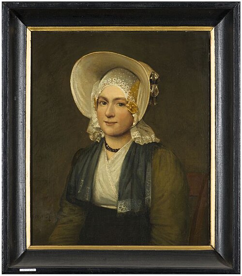 Portret van IJbeltje Dijkstra, 1834, Otto de Boer