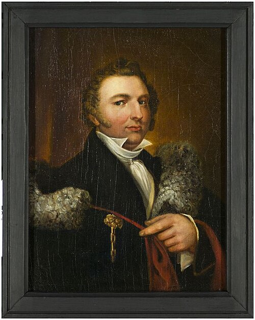 Zelfportret van Otto de Boer, kunstschilder, 1839, Otto de Boer