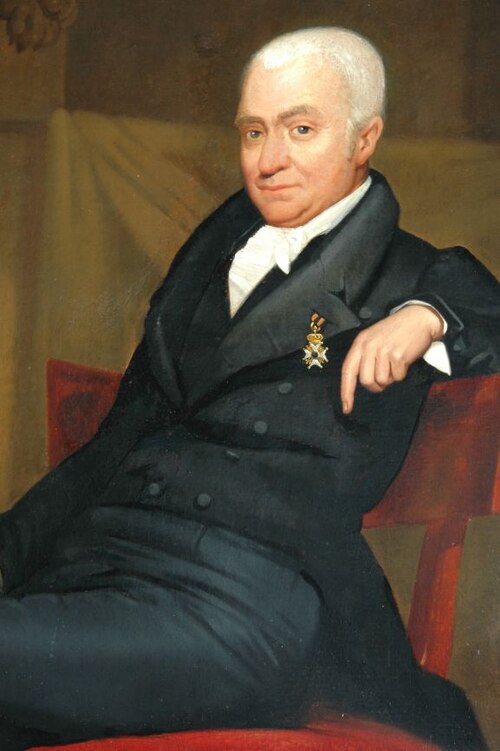 Portret van Justinus Sjuck Gerrold Juckema van Burmania baron Rengers, 1827, Otto de Boer
