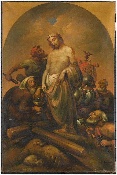 Christus op Golgotha, 1852, Otto de Boer