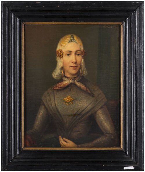Portret van Jacopje Soeting, 1845, Otto de Boer