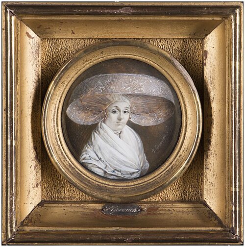 Portret van Sytske van Sloterdijck, 1798, Petrus Groenia
