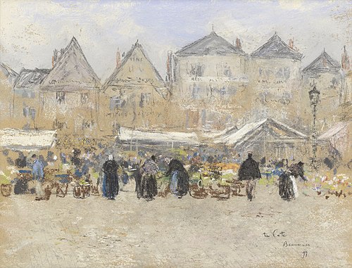 Market in Beauvais, 1897, Siebe Johannes ten Cate