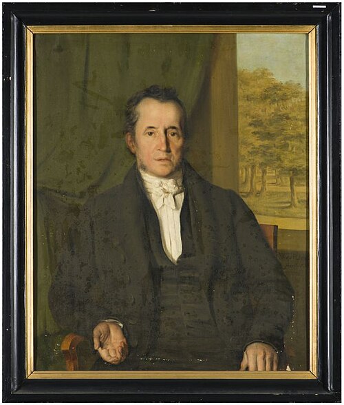 Portret van Frederik de Haan, 1833, Wytze de Haan