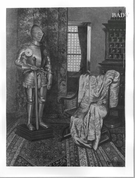 Interior with armour, 1907, Max Schödl
