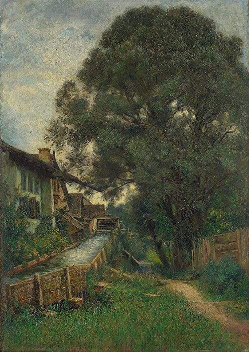 Am Mühlenkanal, 1898, Elise Kalthoff