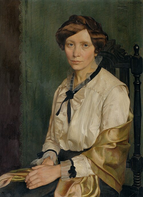 La Femme de l'artiste, 1919, Franz Tomaschu