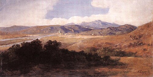 View of Esztergom, 1890, Károly Telepy