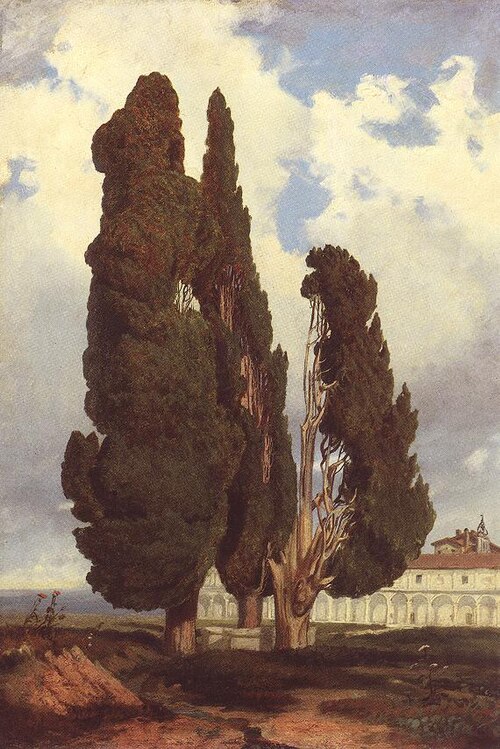 The Carthausian Monastery, 1859, Károly Telepy