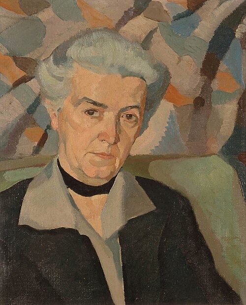Portrait de la mère de l'artiste, 1930, René Litschgy