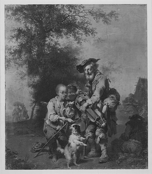 Bettelmusikanten, 1760, Johann Conrad Seekatz
