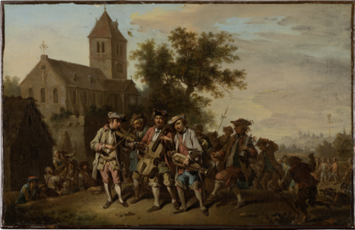Village Musicians, 1764, Johann Conrad Seekatz