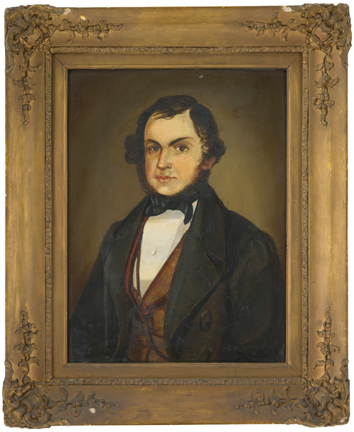 Self-portrait, 1853, Ulrich Bernhard