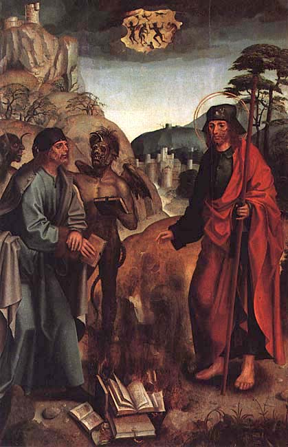 La conversion de Hermogène, 1520, Mestre da Lourinhã
