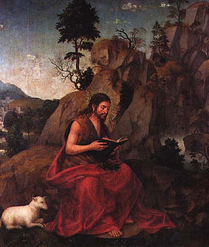 John the Baptist in the desert, 1515, Mestre da Lourinhã