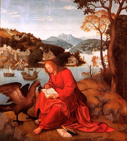 Saint John in Patmos, 1550, Mestre da Lourinhã