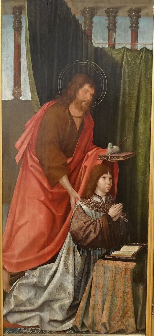 O Príncipe D. João e São João Baptista, 1515, Mestre da Lourinhã