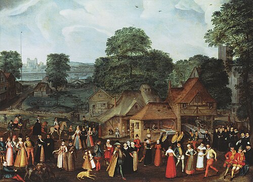 A Fête at Bermondsey, 1571, Marcus Gheeraerts l'Ancien