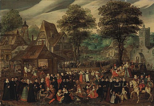 A Village Festival, 1575, Marcus Gheeraerts l'Ancien