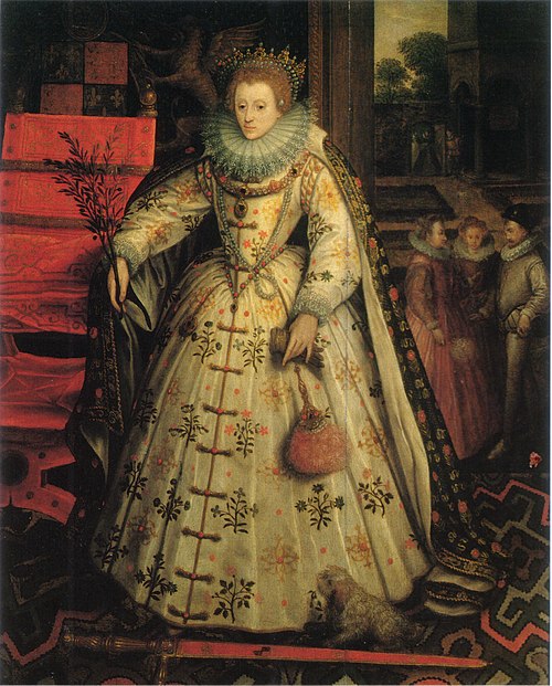 The Peace Portrait of Elizabeth I, 1580, Marcus Gheeraerts l'Ancien