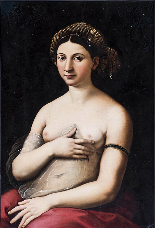 La Fornarina, 1525, Raffaellino del Colle