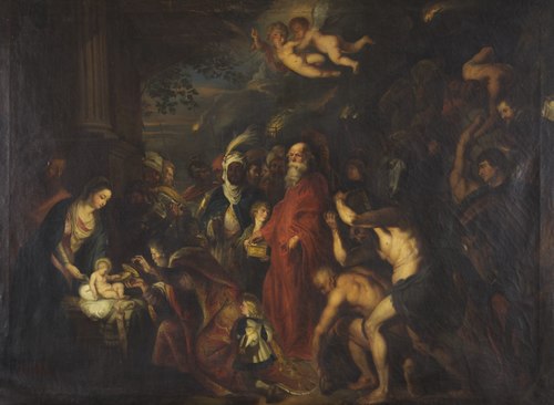 Nativity (after Peter Paul Rubens), 1850, Adro Miguel