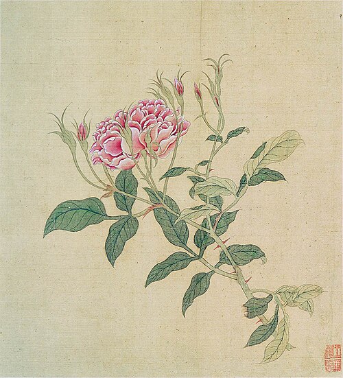 明 王维烈 设色花卉册（10开）, 1630, Wang Weilie
