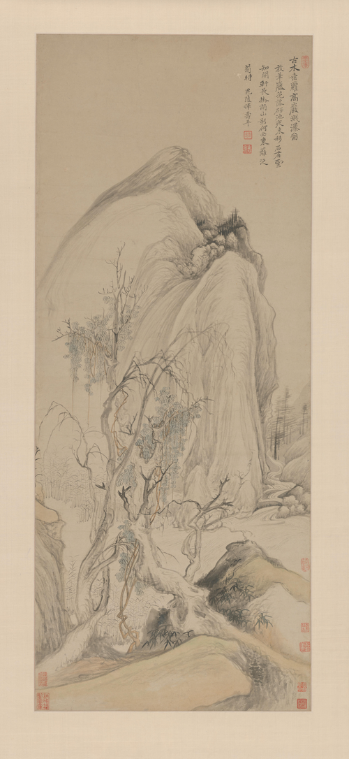 恽寿平高岩溅瀑图轴, , Yun Shouping