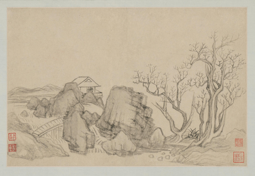 恽寿平花卉山水册, , Yun Shouping